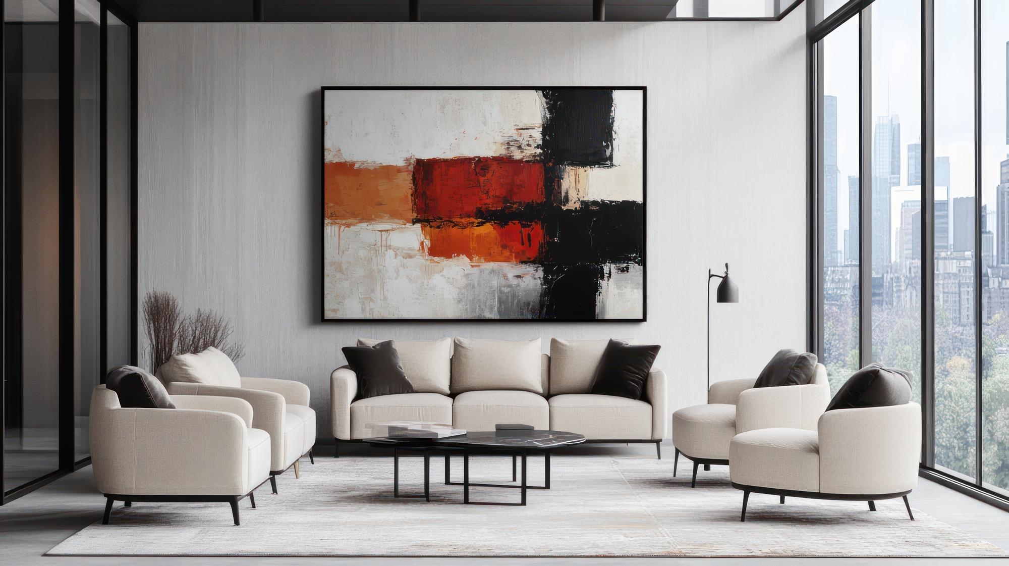 Dekorációs ötletek absztrakt vászonképekkel 2025-ben