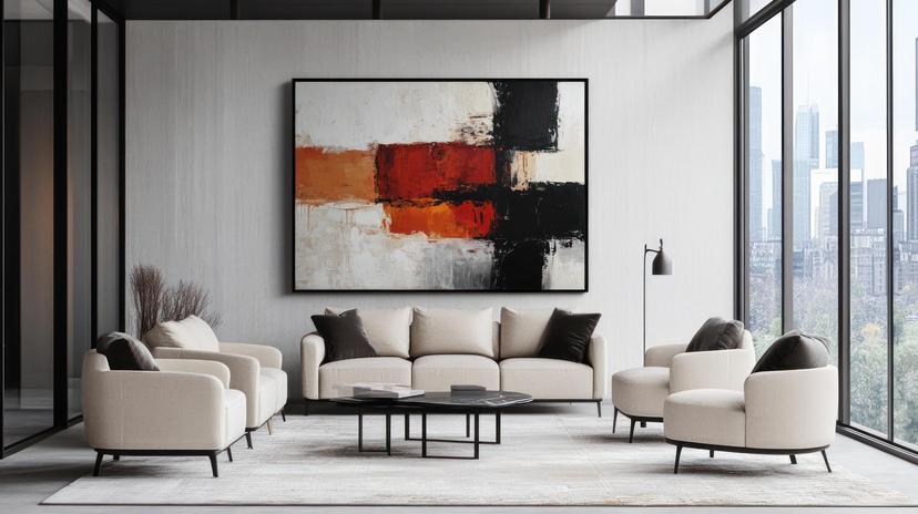 Dekorációs ötletek absztrakt vászonképekkel 2025-ben