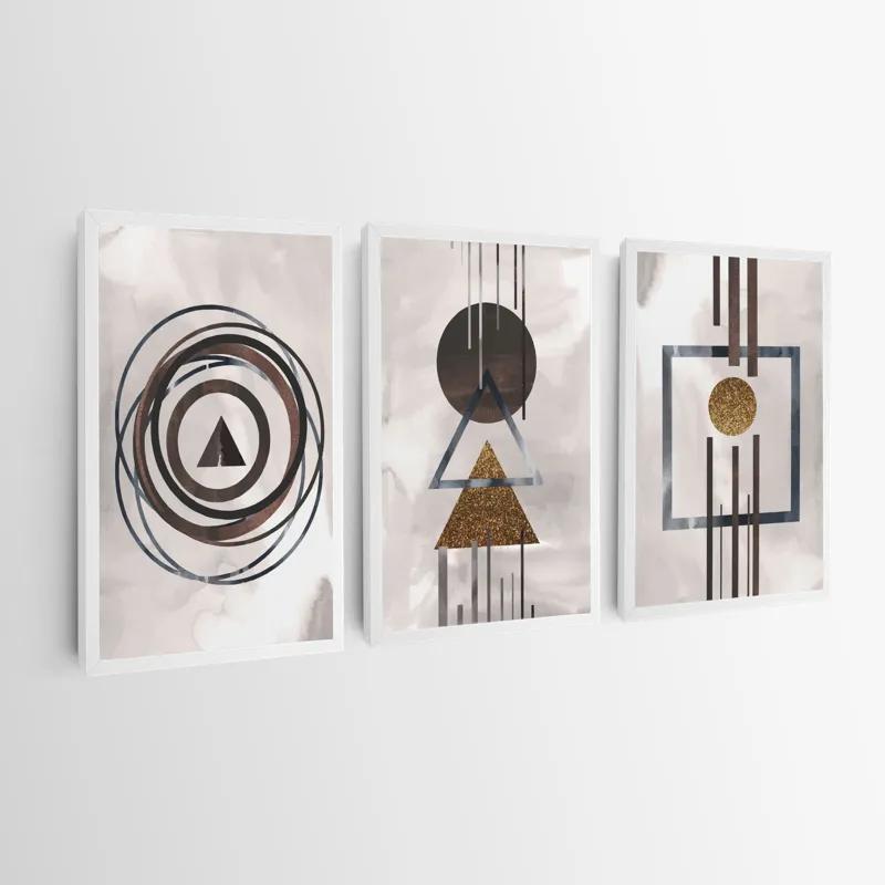 többrészes vászonkép Greybstract Set mockup 0