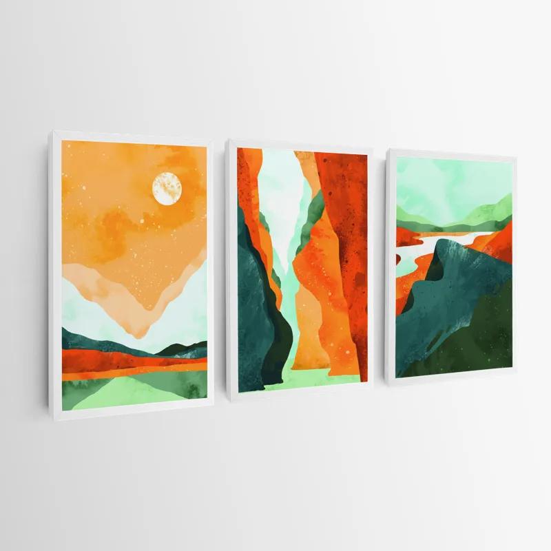 többrészes vászonkép Mountain Set mockup 0