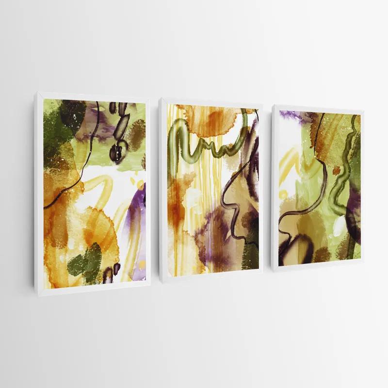 többrészes vászonkép Orange Purplert mockup 0