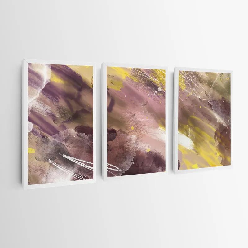 többrészes vászonkép Purple Set mockup 0