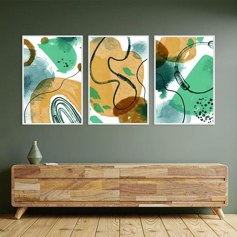 többrészes vászonkép Bluerown Set mockup 2