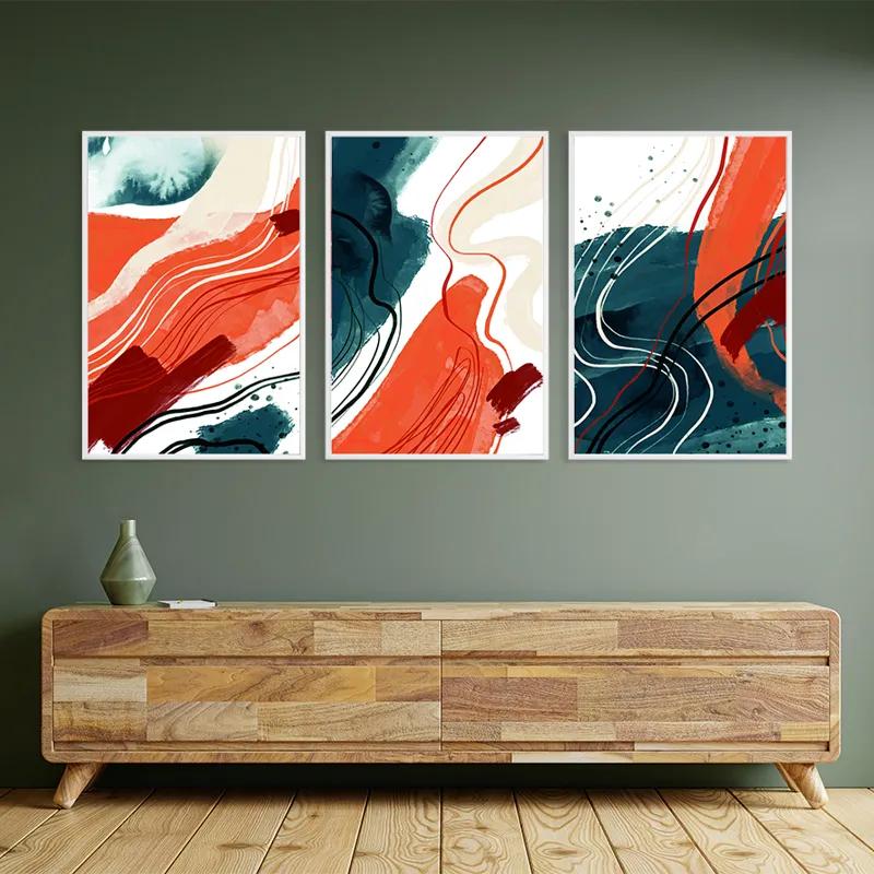 többrészes vászonkép Orangelue Set mockup 2