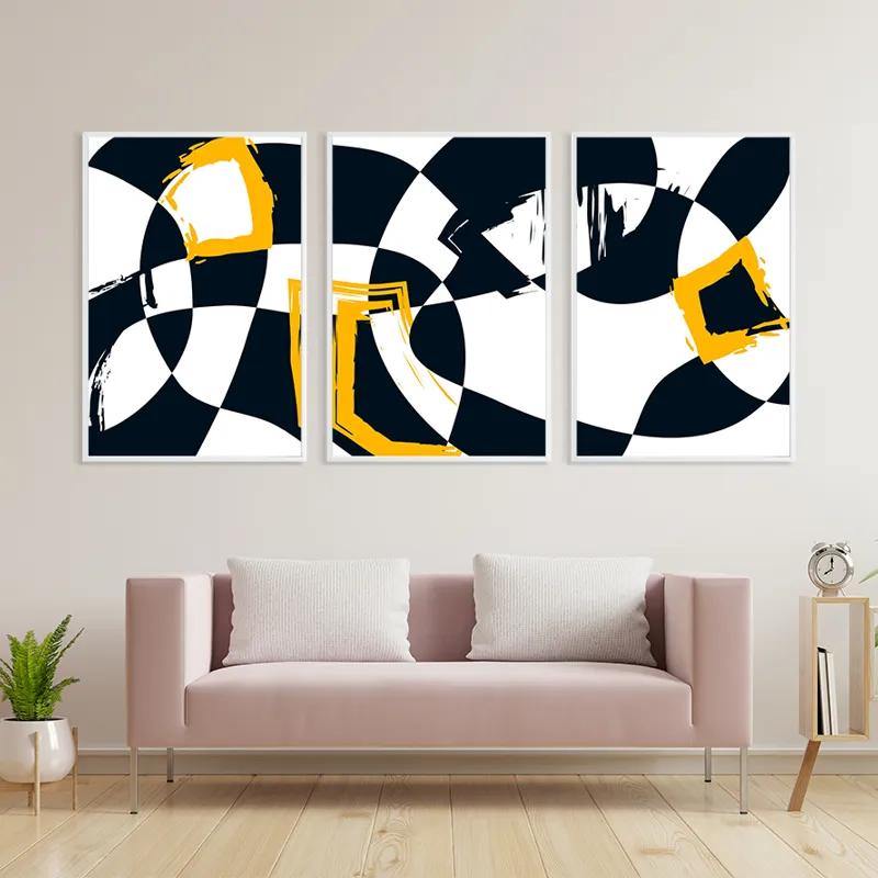 többrészes vászonkép Blacknd Whitert mockup 3