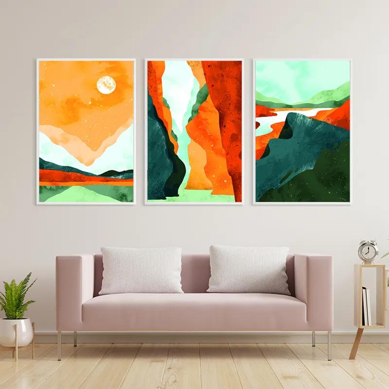 többrészes vászonkép Mountain Set mockup 3