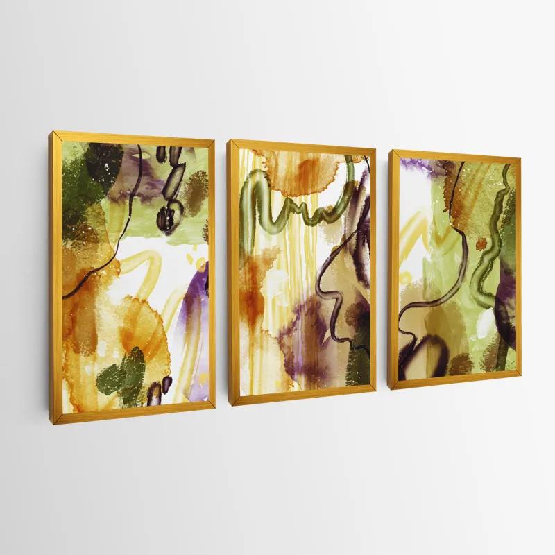 többrészes vászonkép Orange Purplert mockup 0