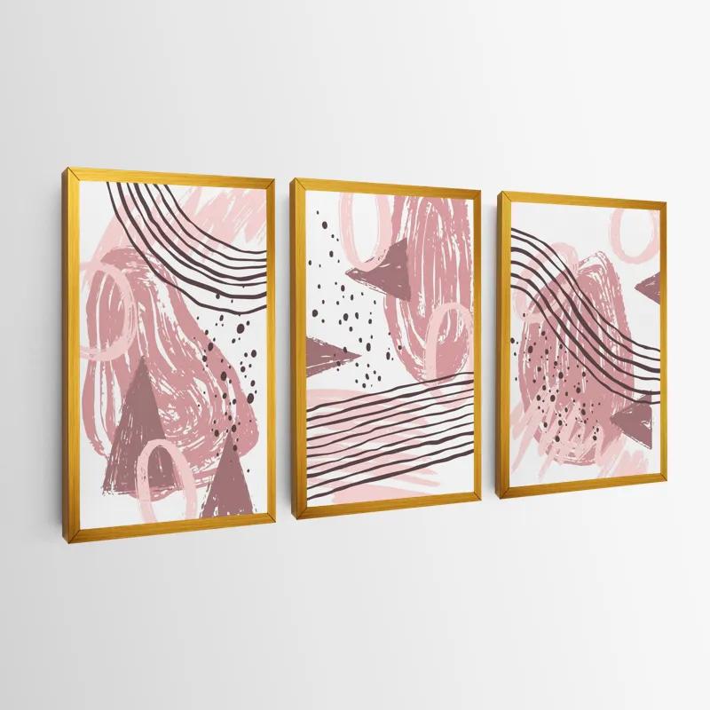 többrészes vászonkép Pink Set mockup 0