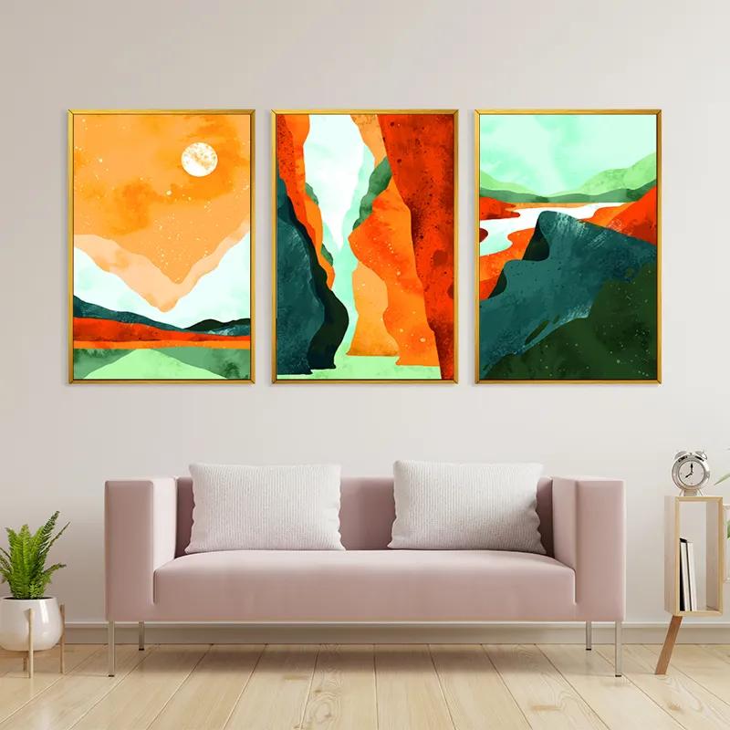 többrészes vászonkép Mountain Set mockup 3