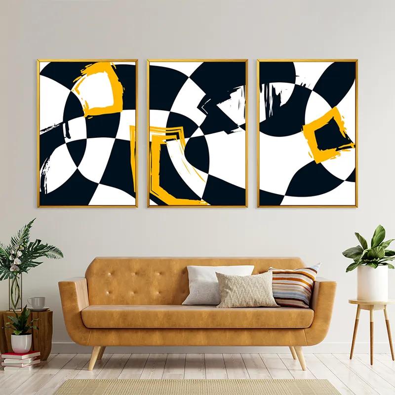 többrészes vászonkép Blacknd Whitert mockup 4