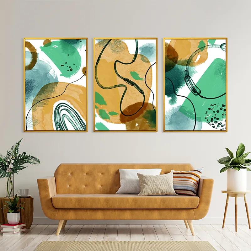 többrészes vászonkép Bluerown Set mockup 4