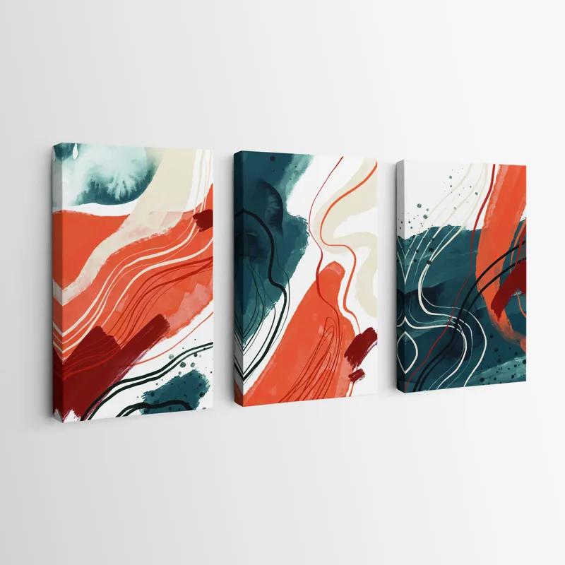 többrészes vászonkép Orangelue Set mockup 0