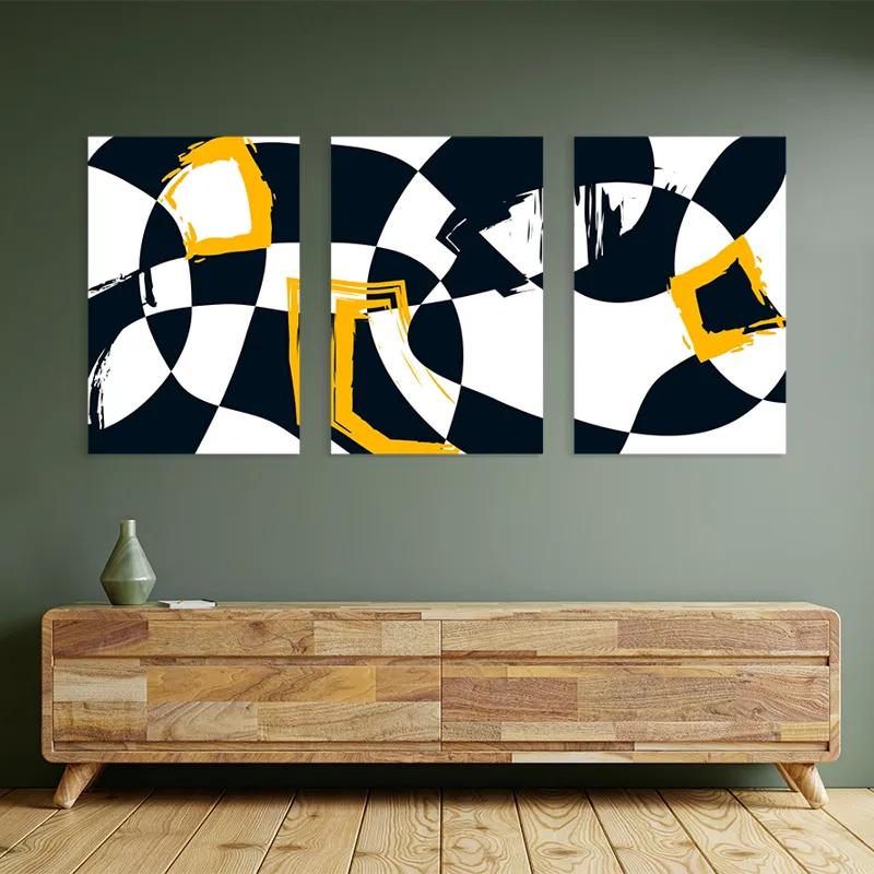 többrészes vászonkép Blacknd Whitert mockup 2