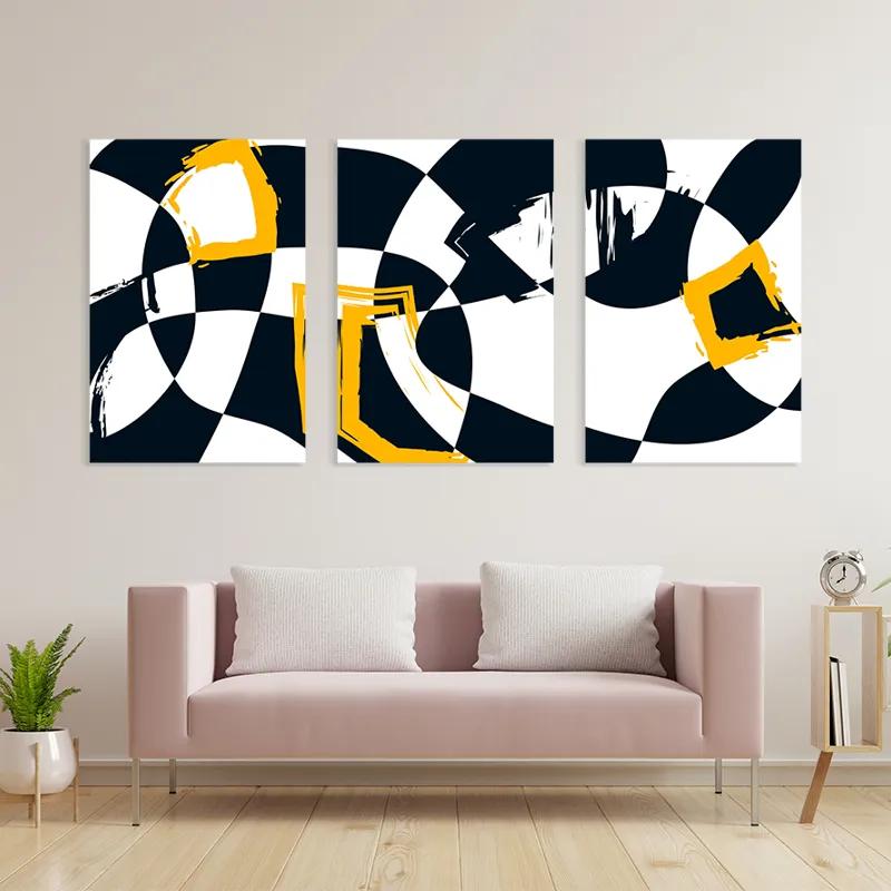 többrészes vászonkép Blacknd Whitert mockup 3