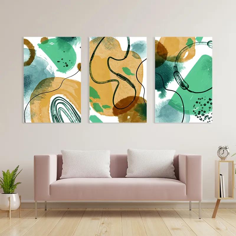 többrészes vászonkép Bluerown Set mockup 3