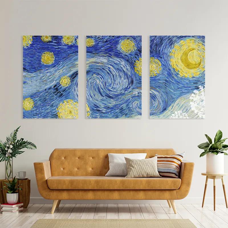 többrészes vászonkép Painting Set mockup 4