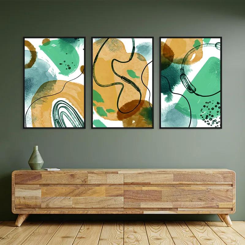 többrészes vászonkép Bluerown Set mockup 2