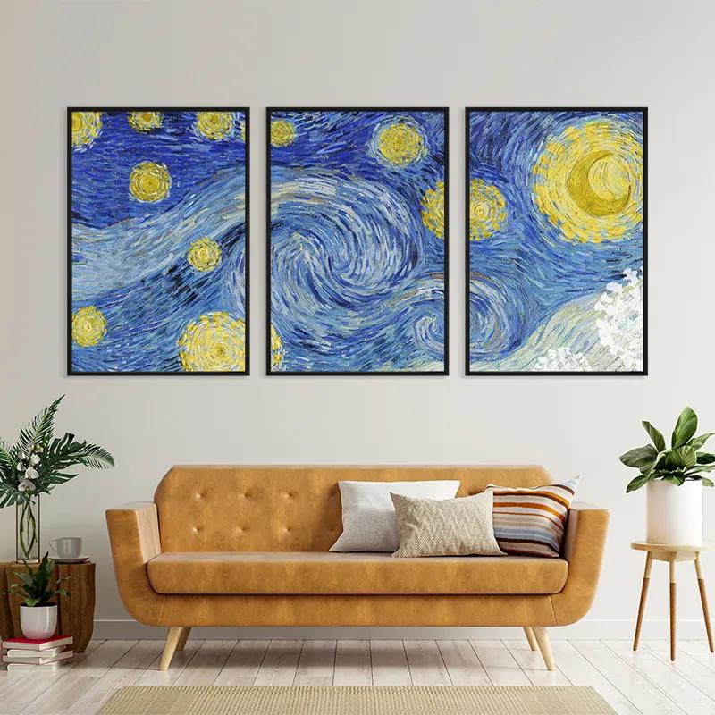 többrészes vászonkép Painting Set mockup 4