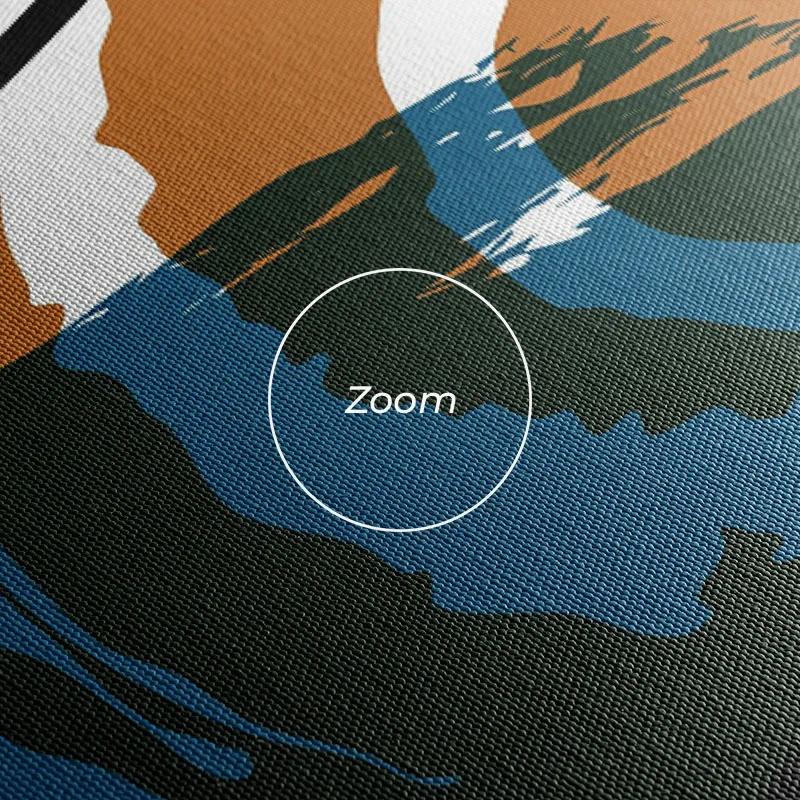 többrészes vászonkép Abstract Circles mockup 1