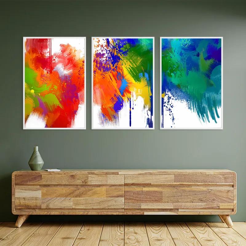 többrészes vászonkép Colorful Set mockup 2