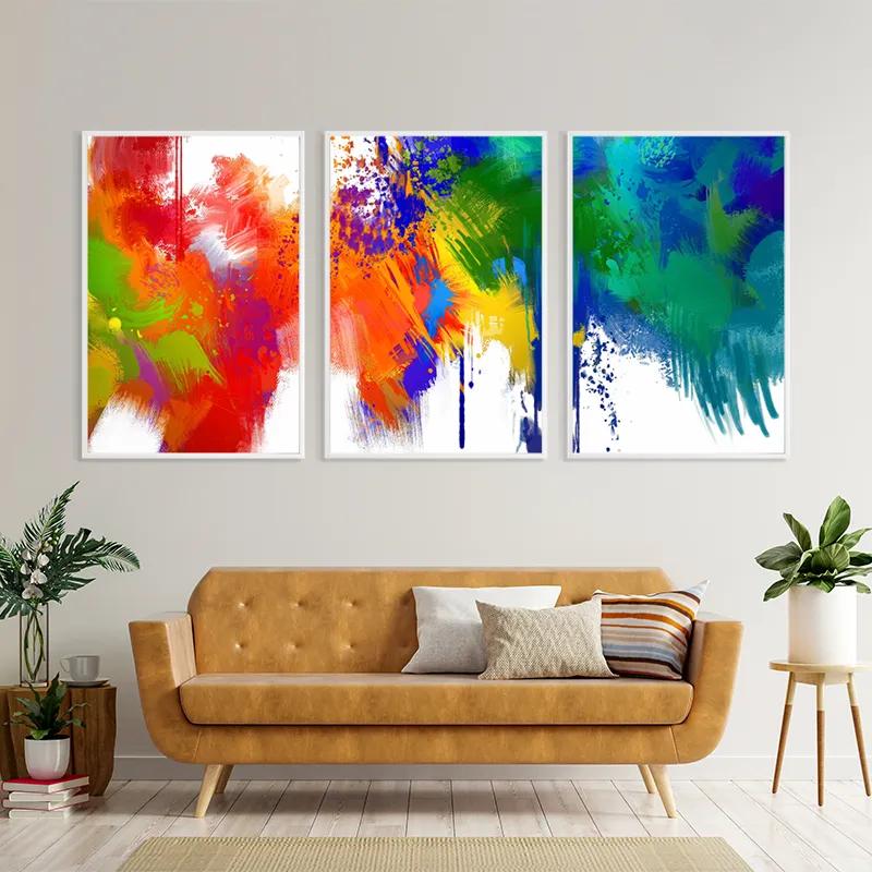 többrészes vászonkép Colorful Set mockup 4