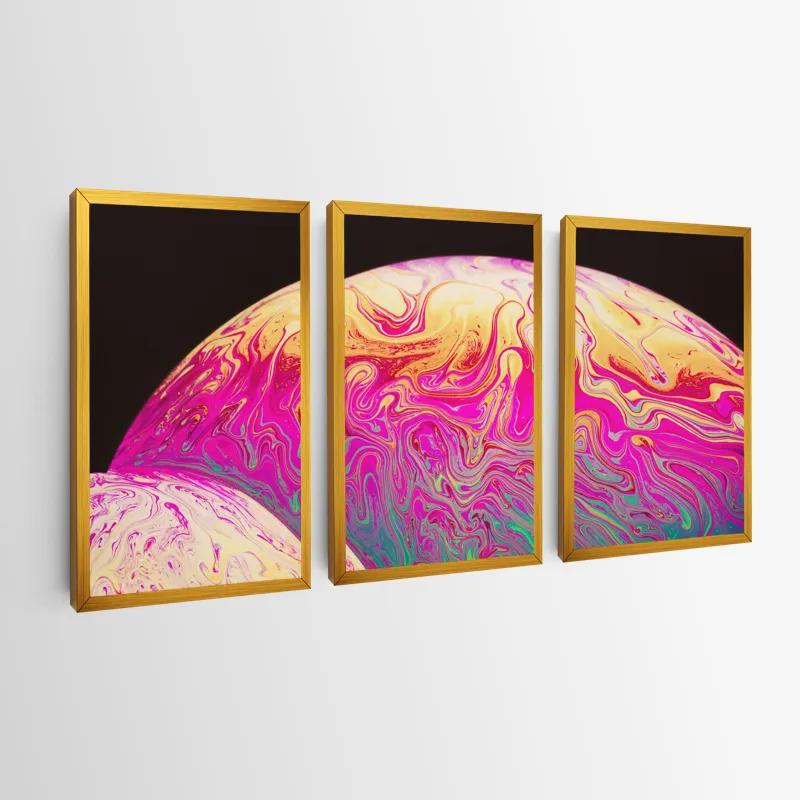 többrészes vászonkép Planet mockup 0