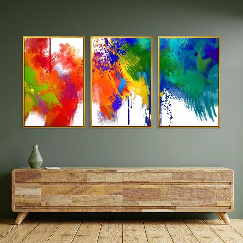 többrészes vászonkép Colorful Set mockup 2