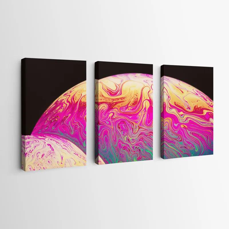 többrészes vászonkép Planet mockup 0