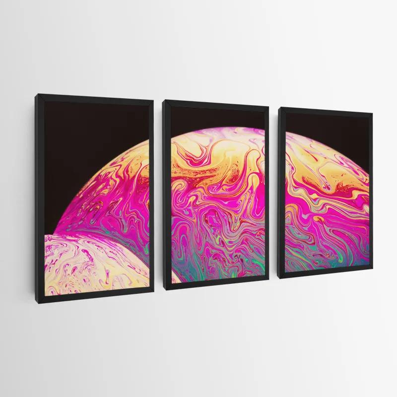 többrészes vászonkép Planet mockup 0