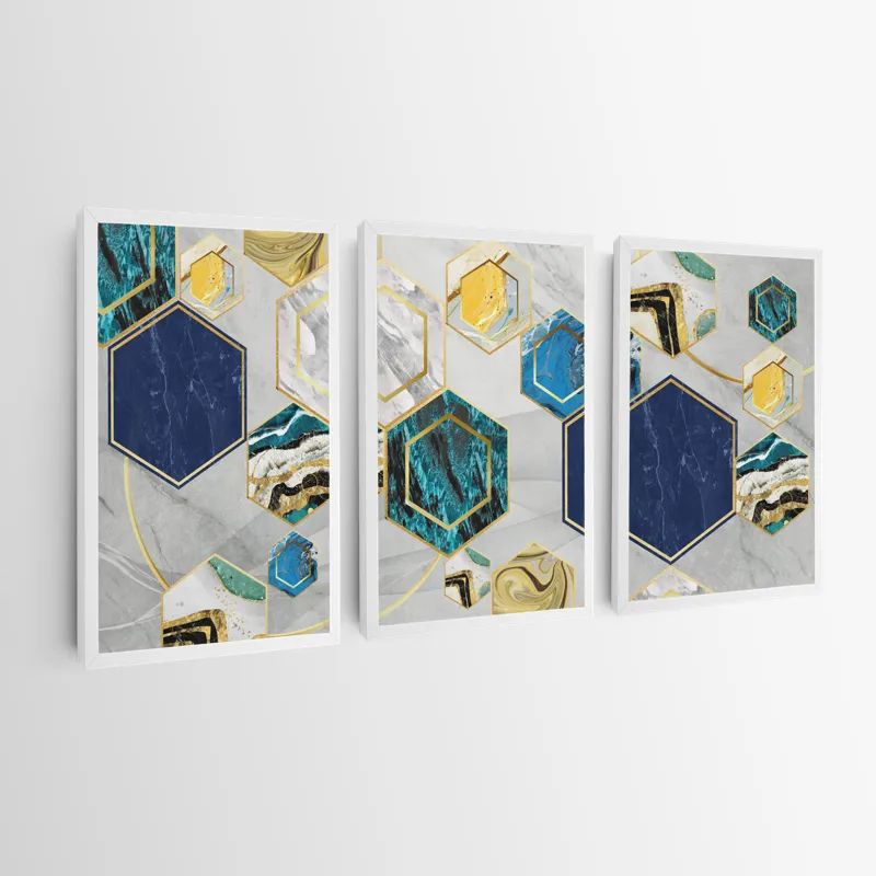 Marble Hexagon mockup 0