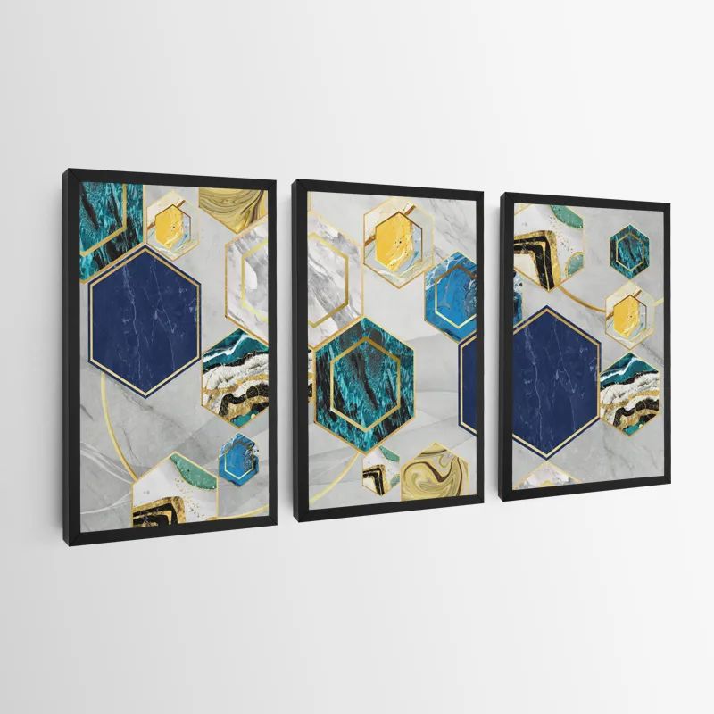 Marble Hexagon mockup 0