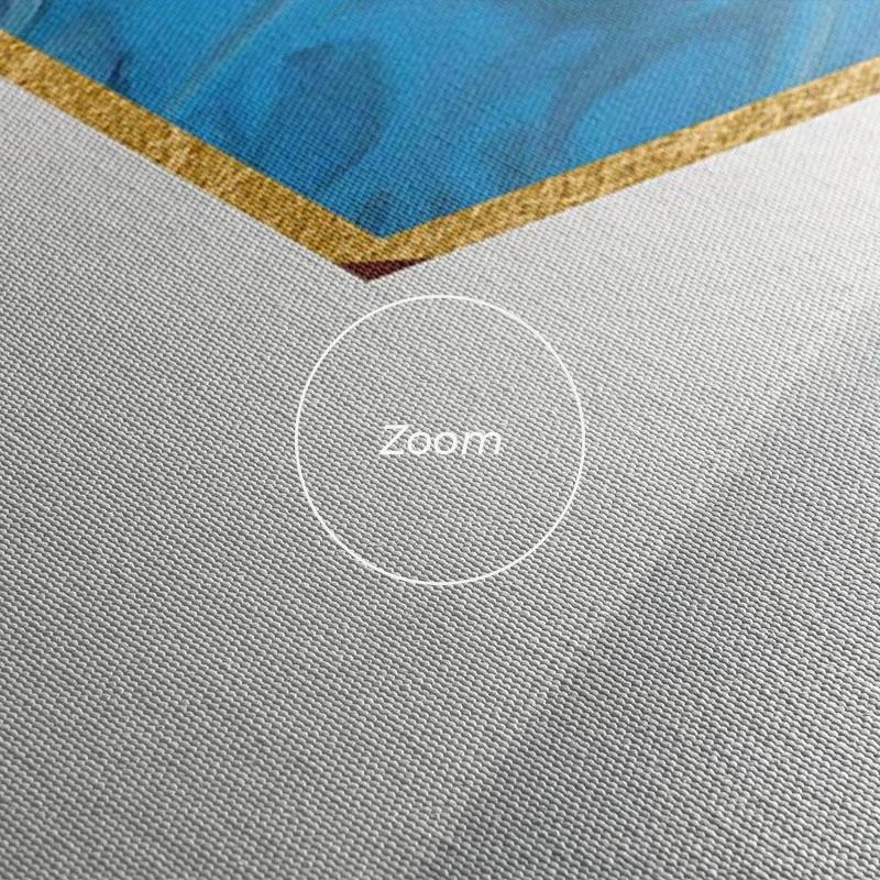 többrészes vászonkép Marble Hexagon mockup 1