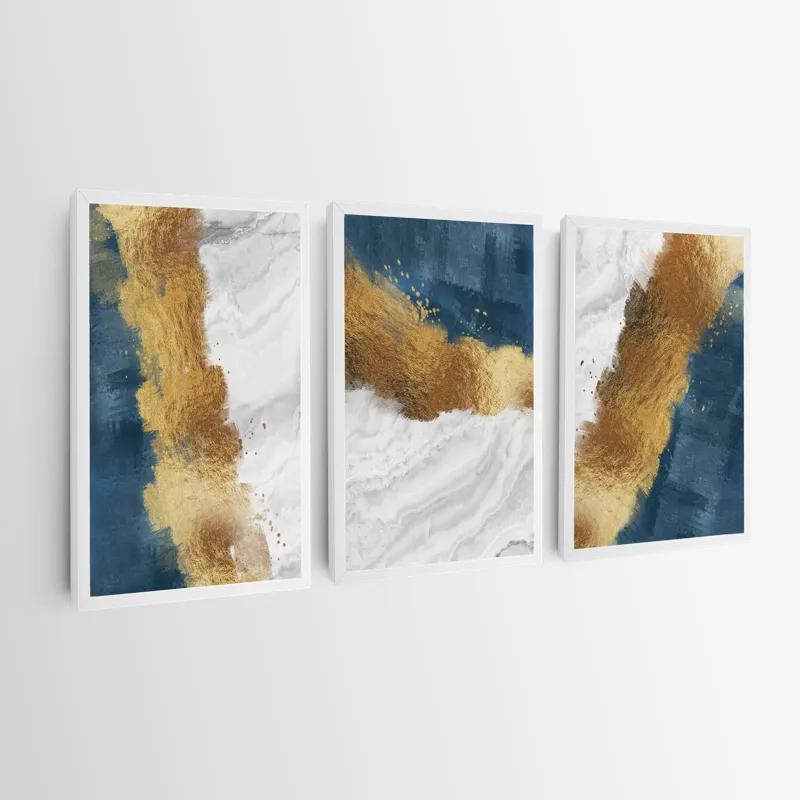 többrészes vászonkép Abstractluend White mockup 0