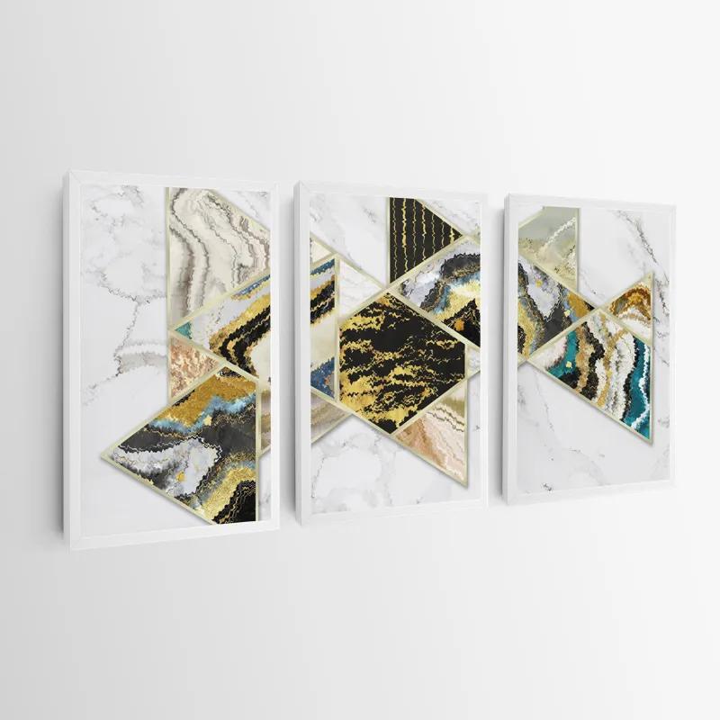 többrészes vászonkép Marble Shapes mockup 0