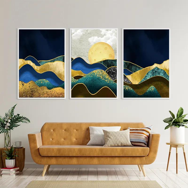 többrészes vászonkép Marble Mountains mockup 4