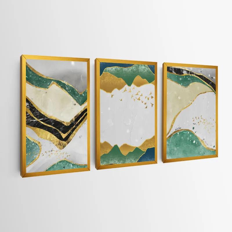 többrészes vászonkép Abstract Continent mockup 0