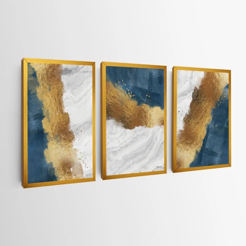 többrészes vászonkép Abstractluend White mockup 0