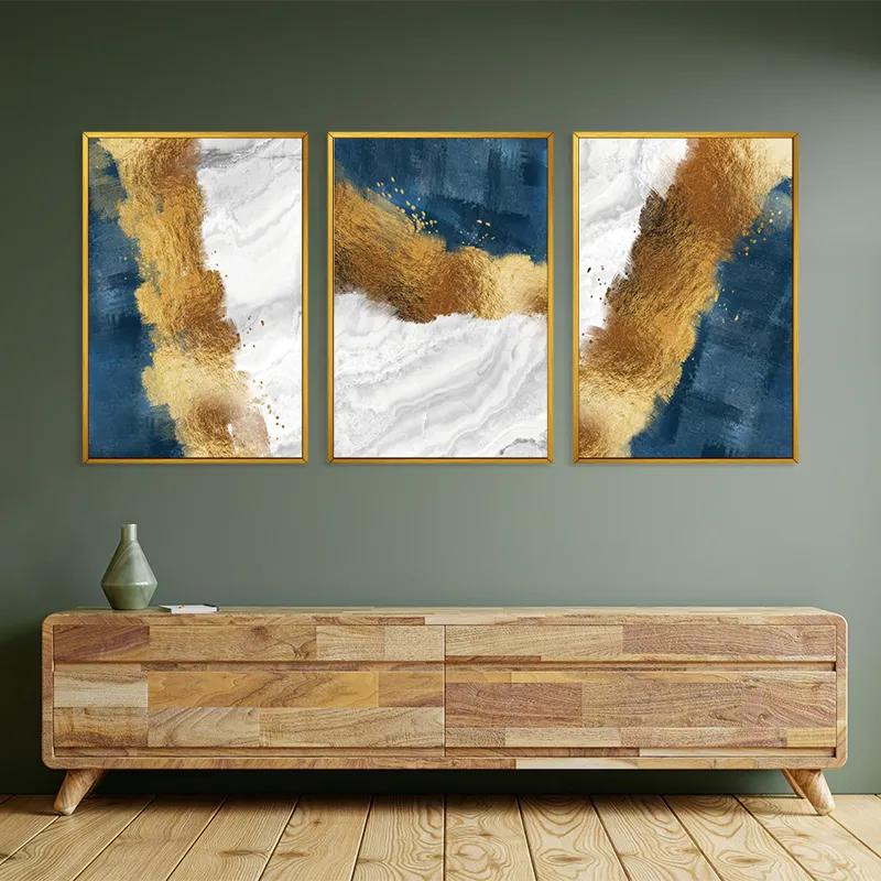 többrészes vászonkép Abstractluend White mockup 2