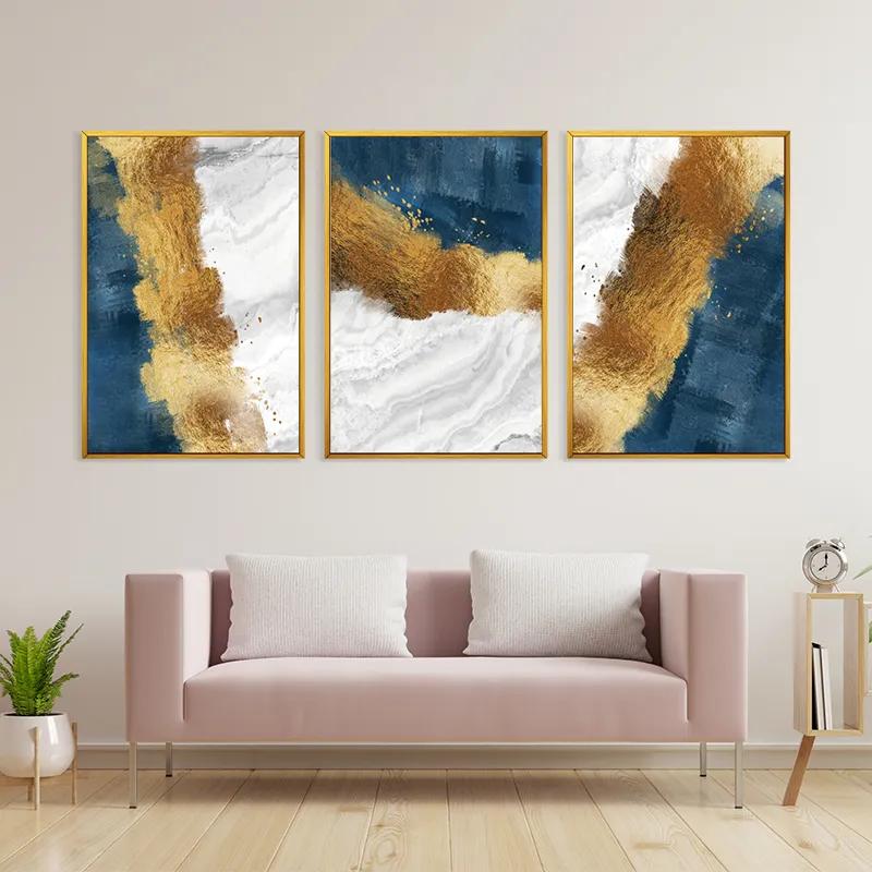 többrészes vászonkép Abstractluend White mockup 3