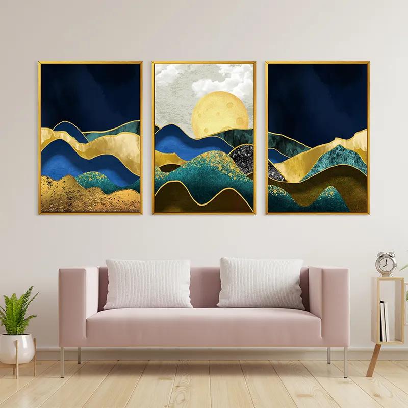 többrészes vászonkép Marble Mountains mockup 3