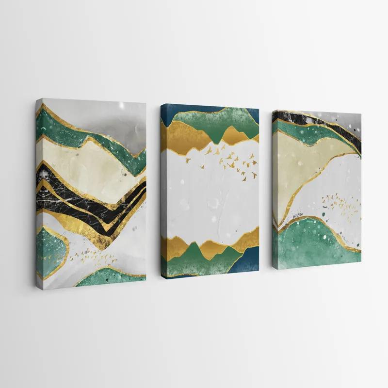 többrészes vászonkép Abstract Continent mockup 0