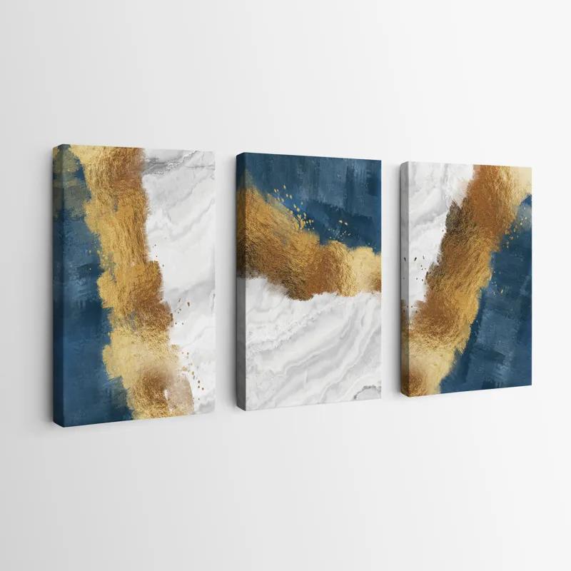 többrészes vászonkép Abstractluend White mockup 0