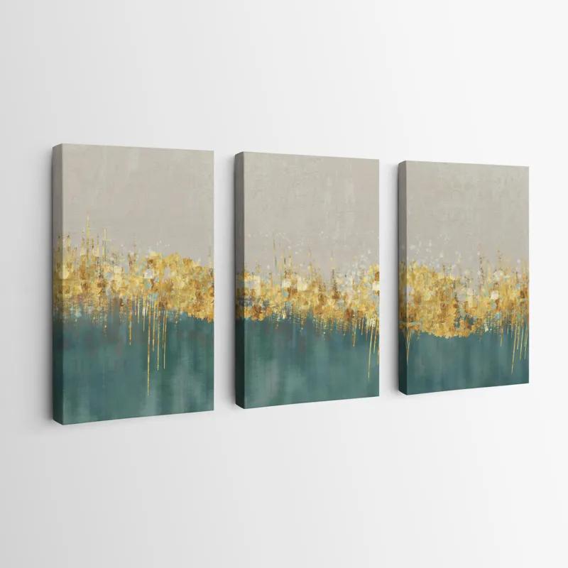 többrészes vászonkép Blue Contrast mockup 0