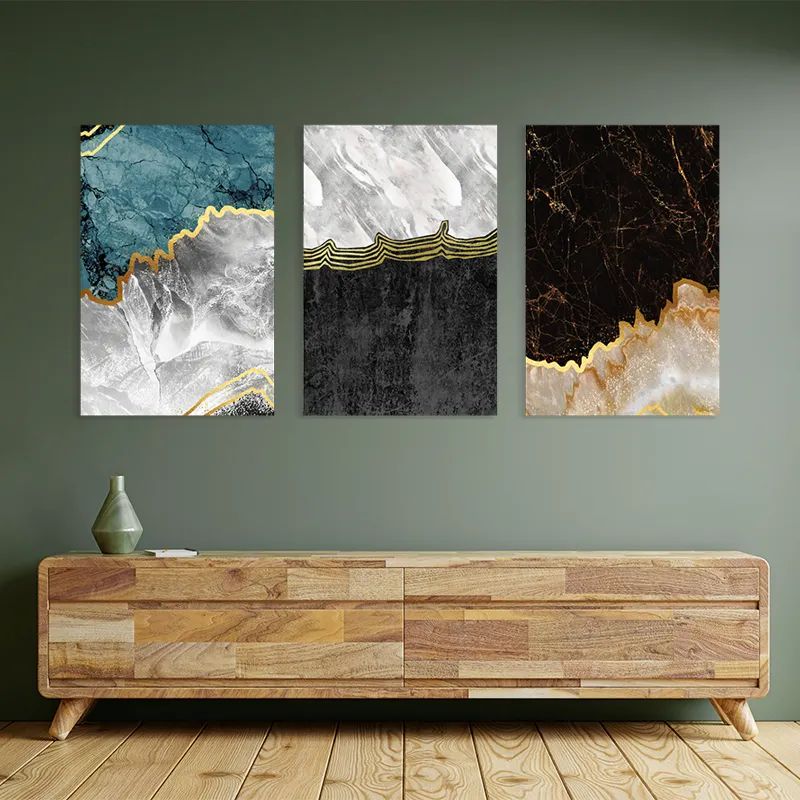 Abstract Silver Waves mockup 2