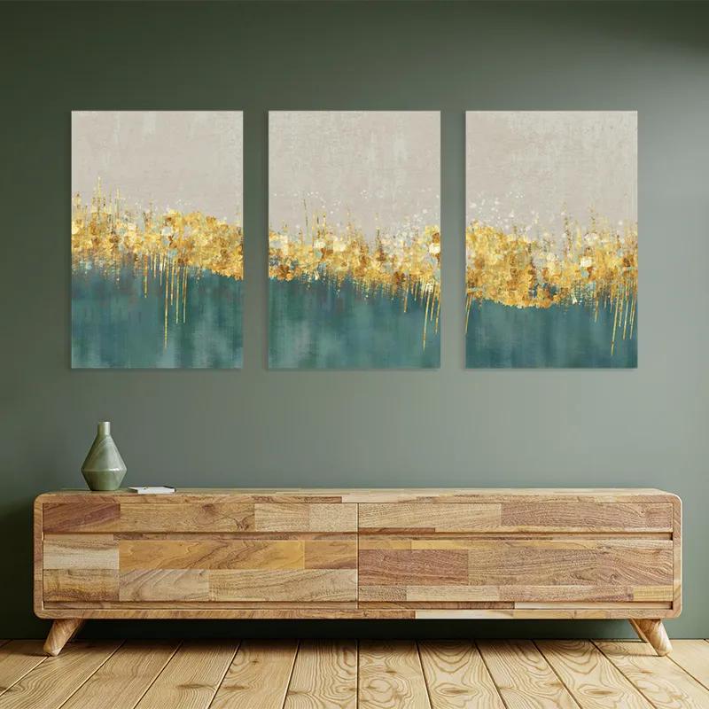 többrészes vászonkép Blue Contrast mockup 2