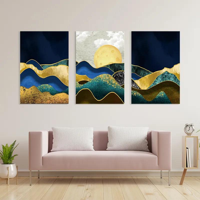 többrészes vászonkép Marble Mountains mockup 3