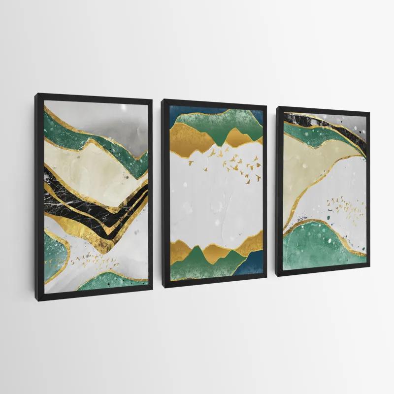 többrészes vászonkép Abstract Continent mockup 0