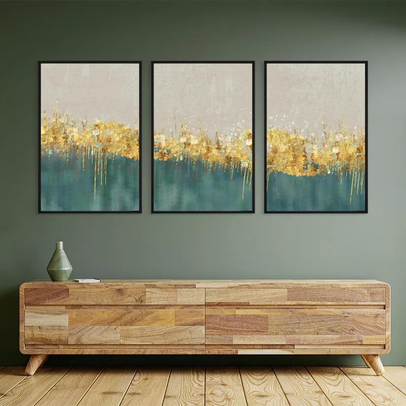 többrészes vászonkép Blue Contrast mockup 2