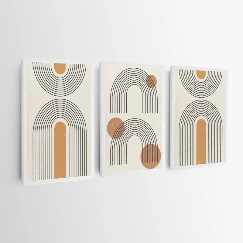 többrészes vászonkép Arch Poster Set mockup 0