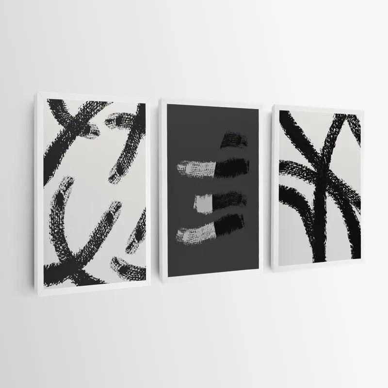 többrészes vászonkép Grey Shades mockup 0